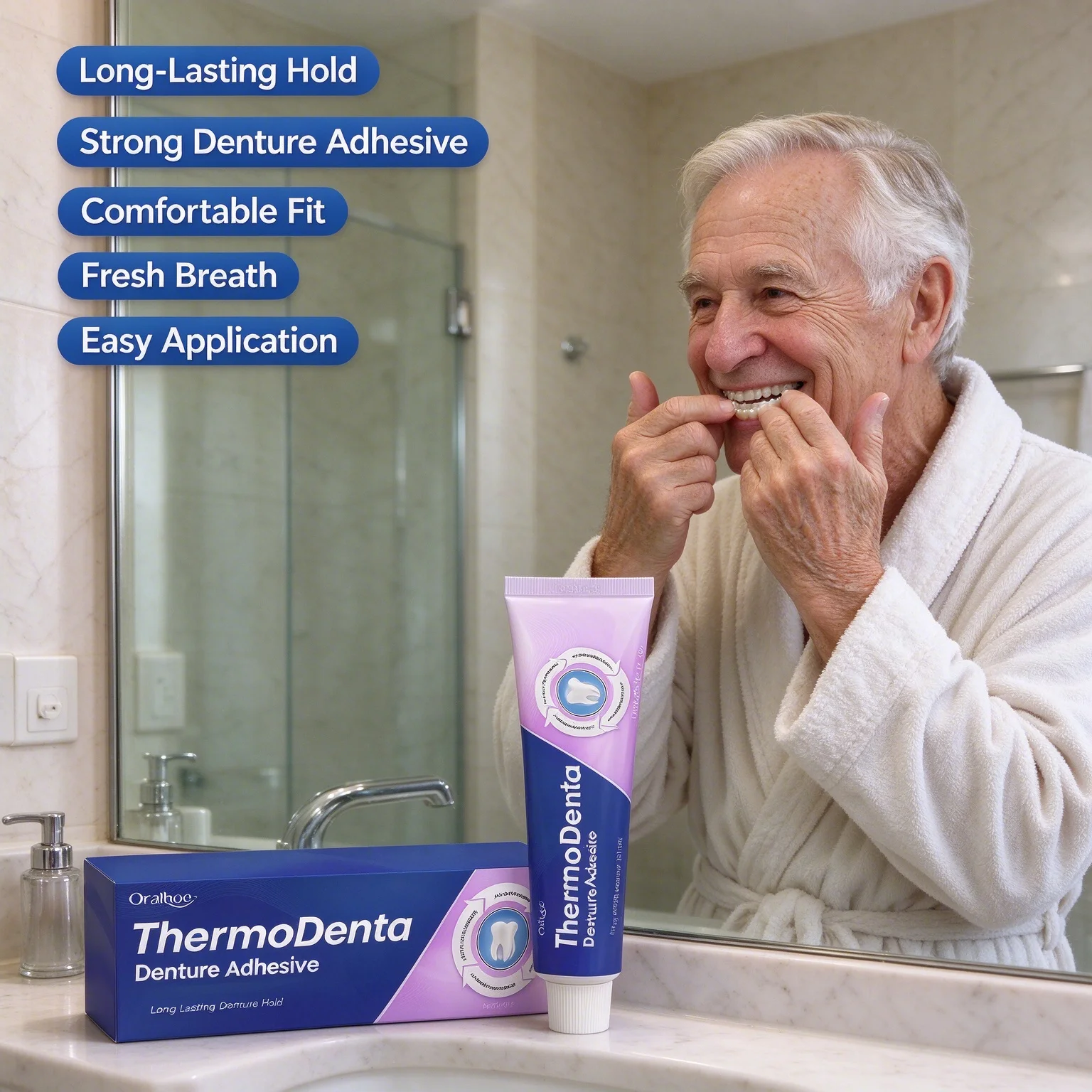 1/2/3/4/5pcs Dental Fixation Adhesive Natural Fit Comfortable Fixation Dentures Glue Prevents Denture Loosening Fixed Adhesive
