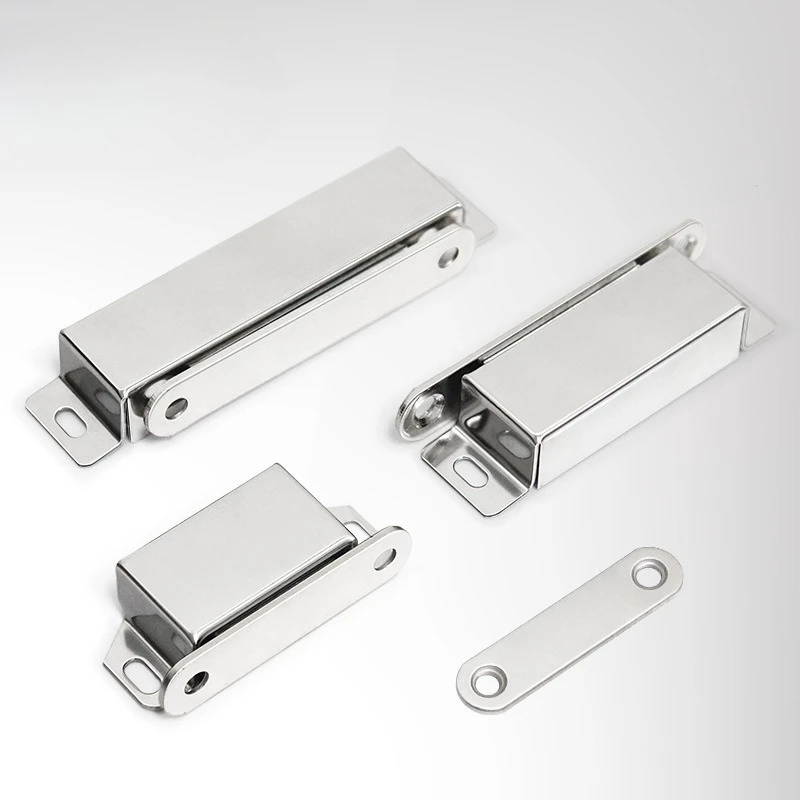 4Pcs Kitchen Stainless Steel Cabinet Door Magnet Catch Cupboard TV Stand and Other Furniture Door Drawer Magnetic Latch