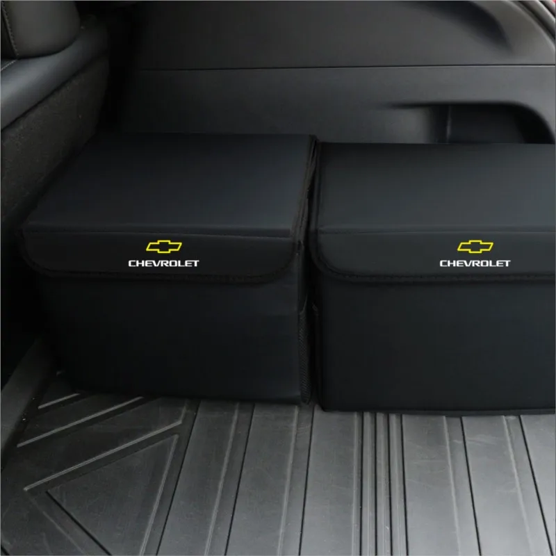 Car Trunk Storage Large Capacity Box Auto Tools Storage Bag Folding Box For Chevrolet Cruze SS Z71 Equinox Trax Sonic Sail Aveo