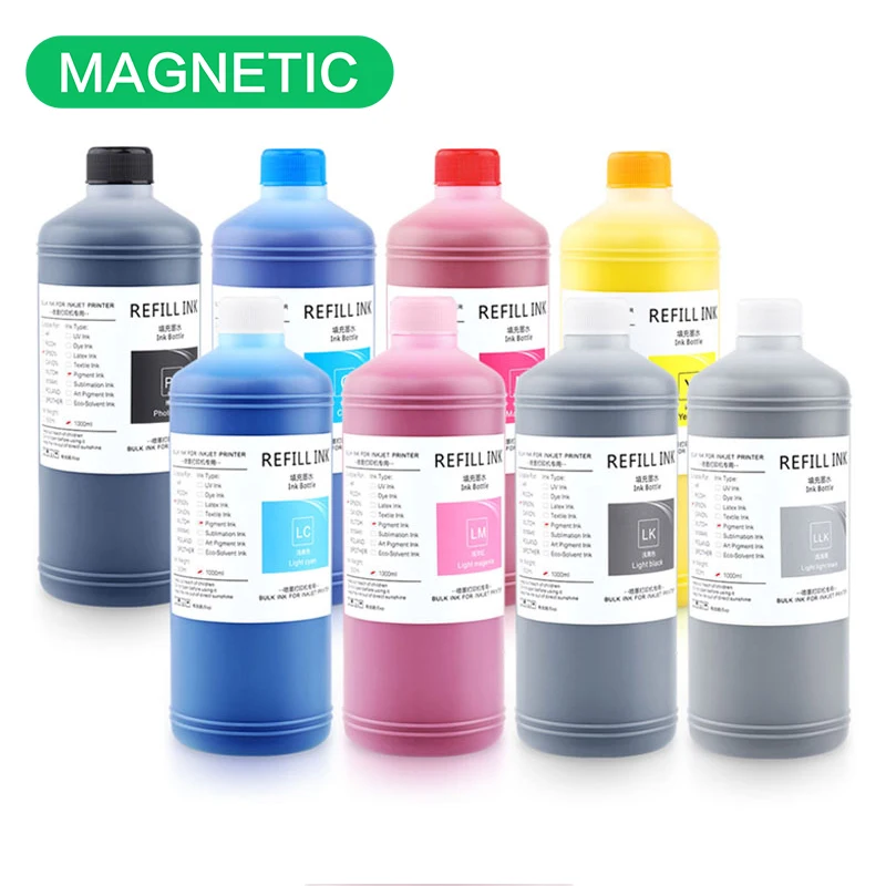 NEW 8Color x 1000ml Pigment ink For Epson Stylus Pro 4000 4800 4880 7800 7880 9800 9880 7500 7600 9500 9600 printer