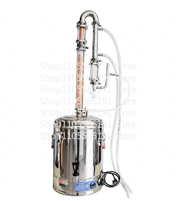 Household Small Hydrosol Distiller Commercial Stainless Steel Essential Oil Extraction Machine Production Equipment Automatic