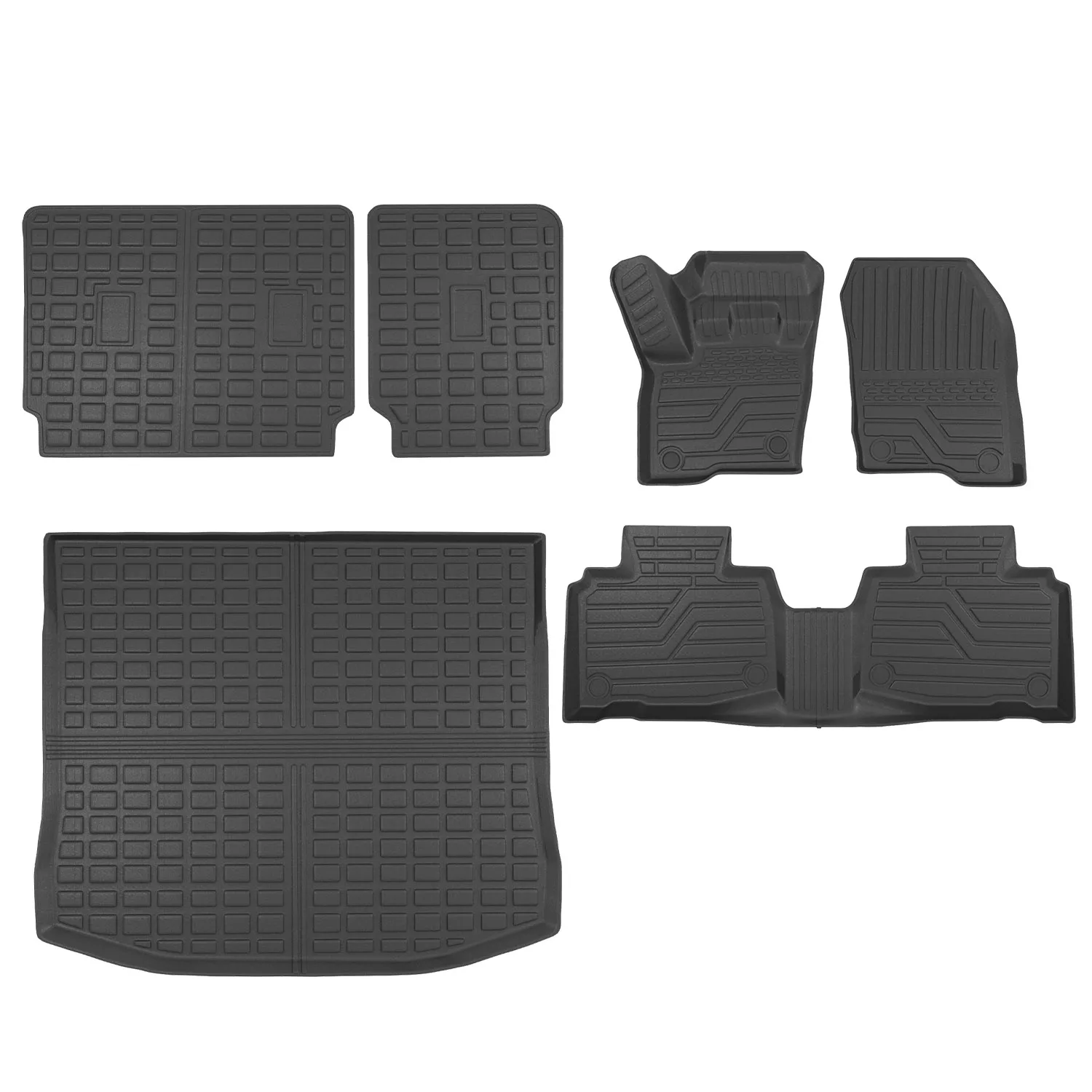 Rear Backrest Mat Trunk Mat Floor Mat Compatible With 2015-2024  Edge Durable TPE Cargo Liner Trunk Liner