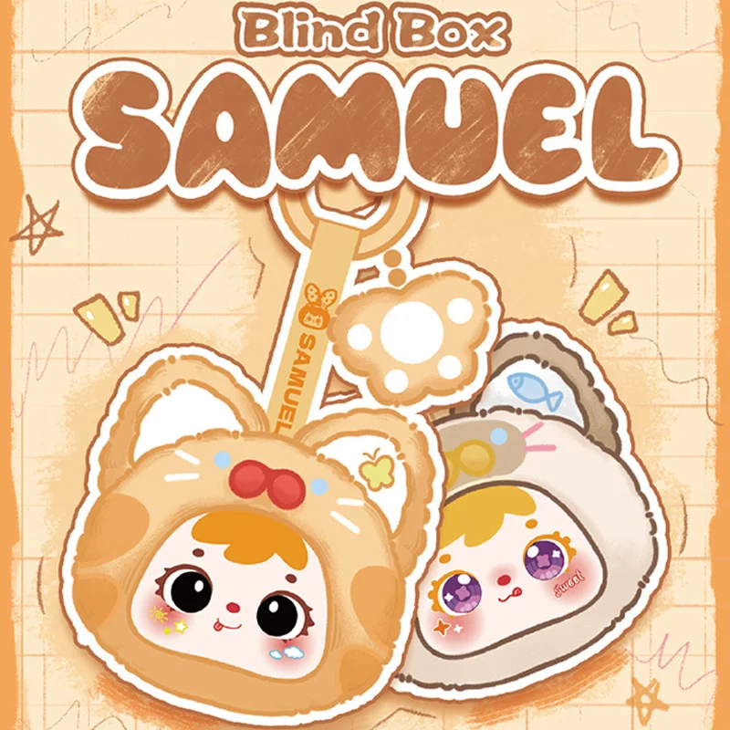 

Новая серия с подвеской в виде лапы котенка Samuel, виниловая слепая коробка, рюкзак, подвеска, украшение, брелок, орнамент, модные игрушки, загадочная коробка, подарки