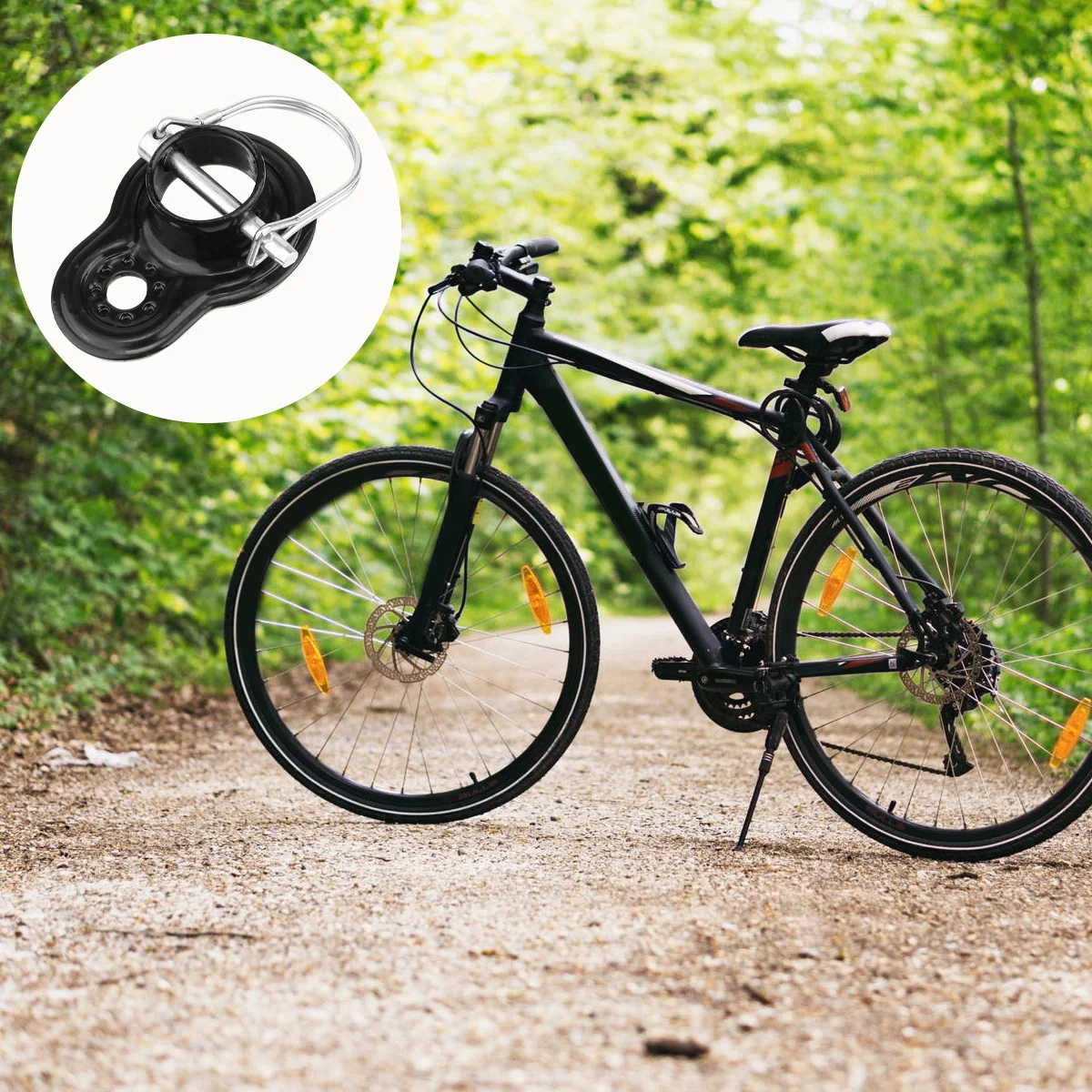 

Bicycle Traction Head Bike Trailer Hitch Connectors Adapter Coupler Durable Stainless Compact Practical Cycling Family Pet Baby