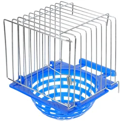 Hatching Nest Breeding Bird Cage Canary Pot Pigeon Coop Parrot Plastic Iron Wire Hollow