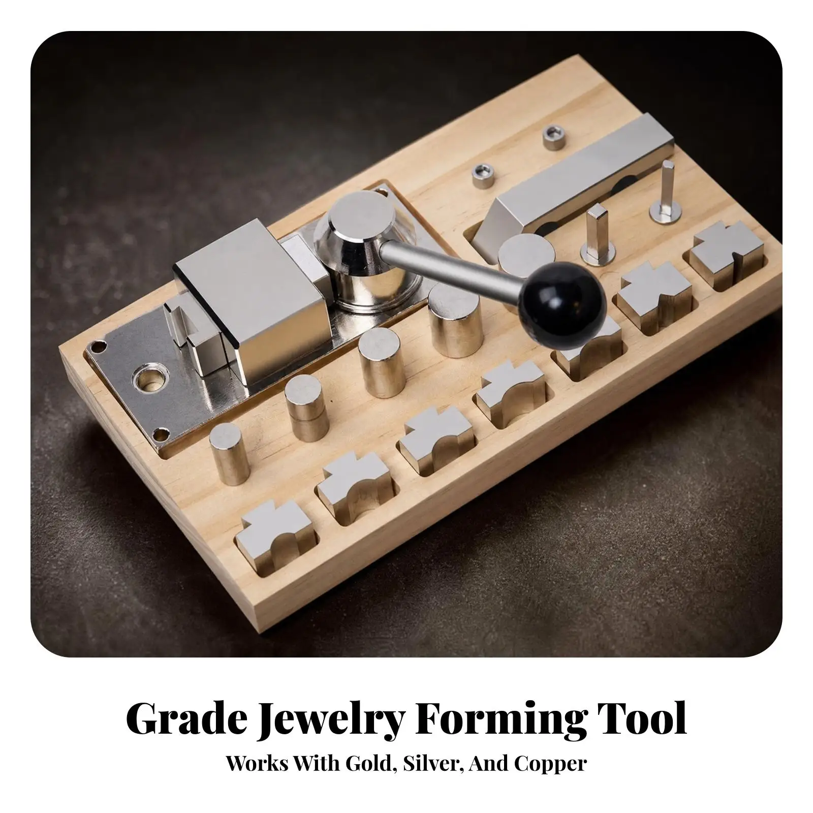 Hand Operated Circular Bender for Jewelry Making Machine with Dies Mandrels for Precious Metal Work