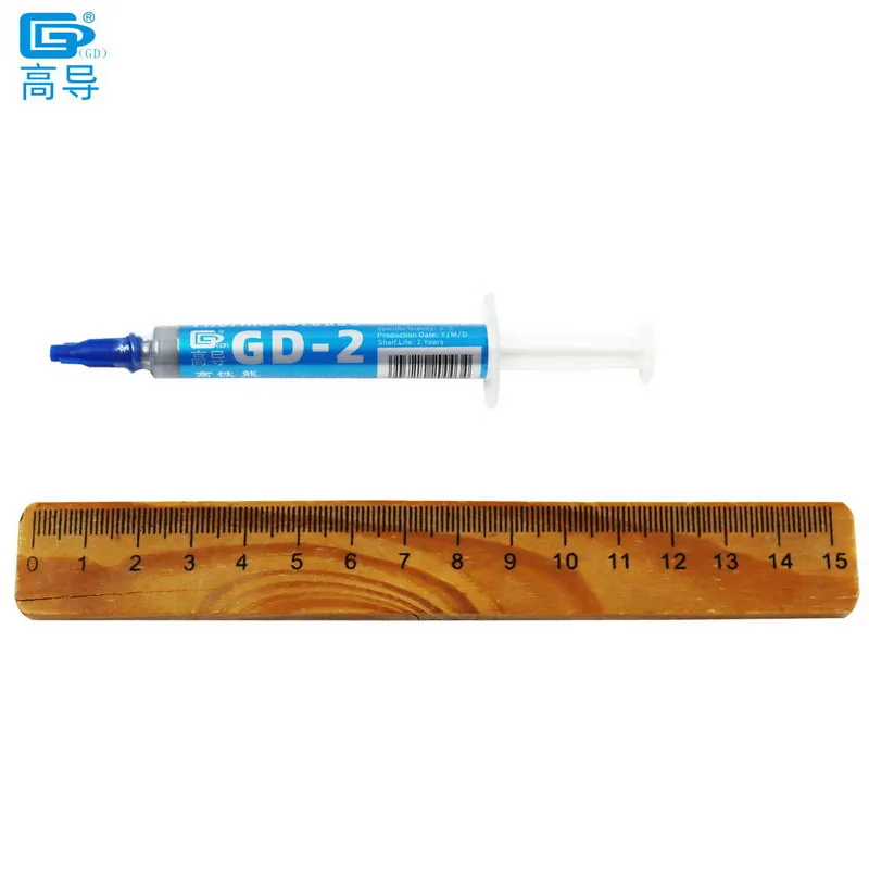 Net Weight 1/3/7/15/30 Grams Gray GD-2 Thermal Conductive Grease Paste Plaster Heat Sink Compound for CPU GPU SSY BX CB SY BS SY