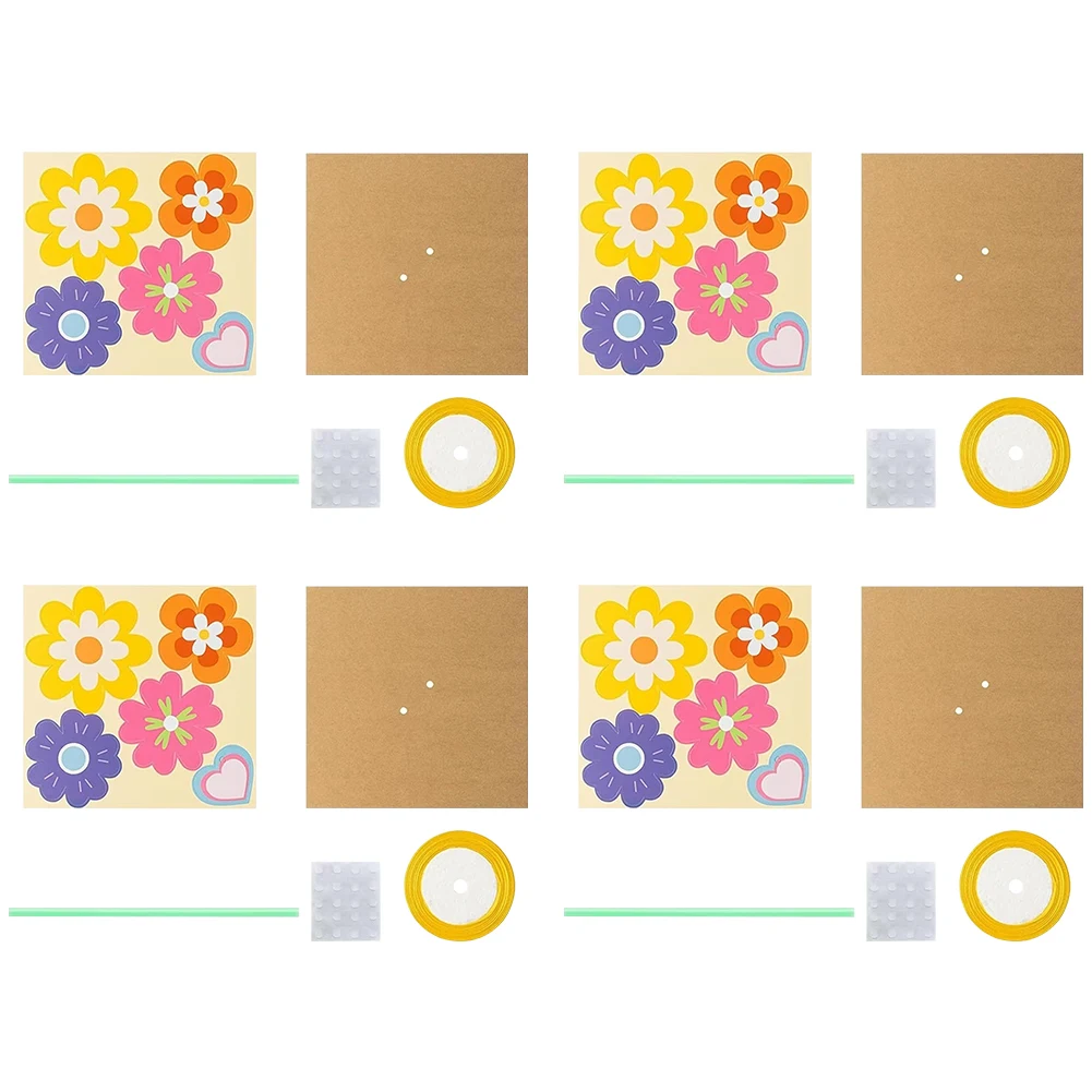 Flower Bouquet Craft Kit DIY Flower Paper Craft Kit Floral Bouquet Making Kit for Mothers Day Thankful Gift