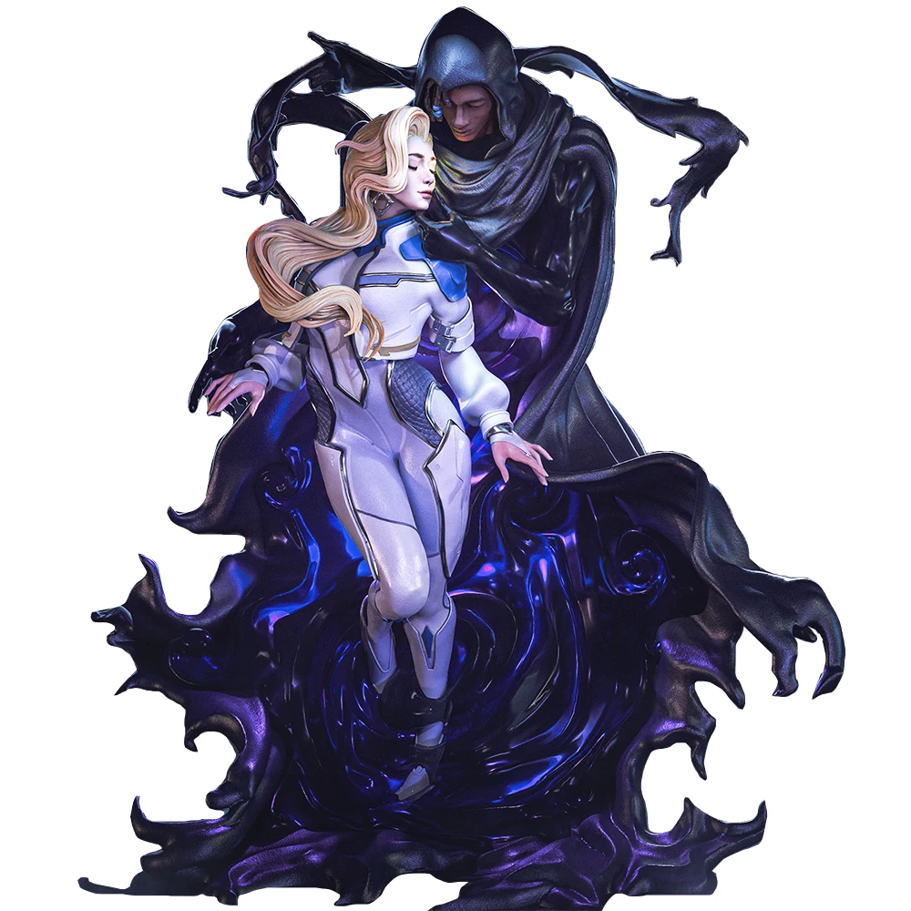 Assassino vintage fai-da-te in resina non verniciata 1:18 con mantello e pugnale - A930 da collezione