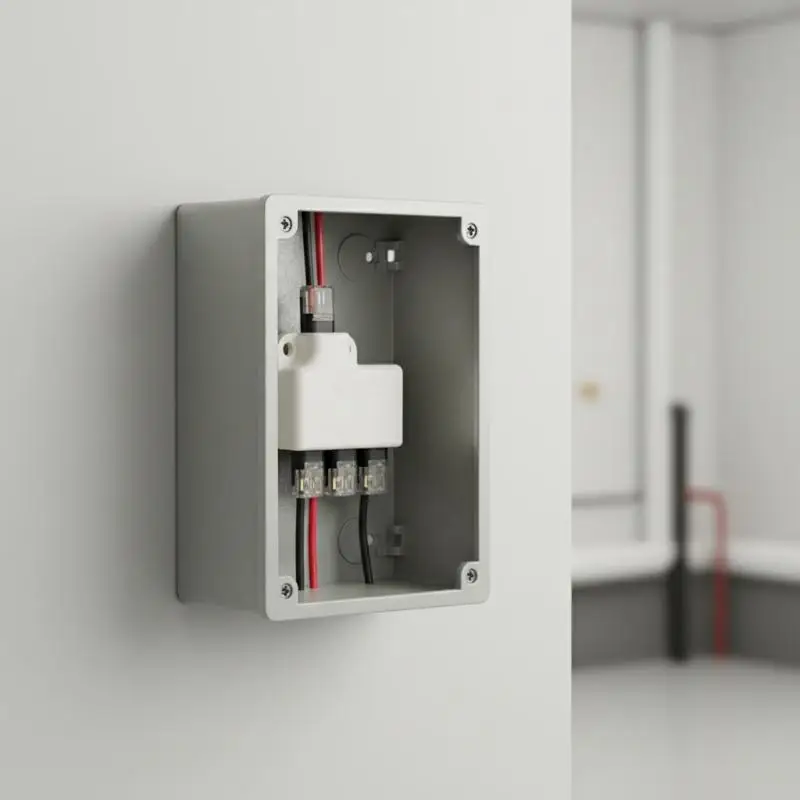 LED Wire Connector Splitter Box With Connector D2 Quick Splice Terminal No Soldering Led Strip Wire Cable Junction Box
