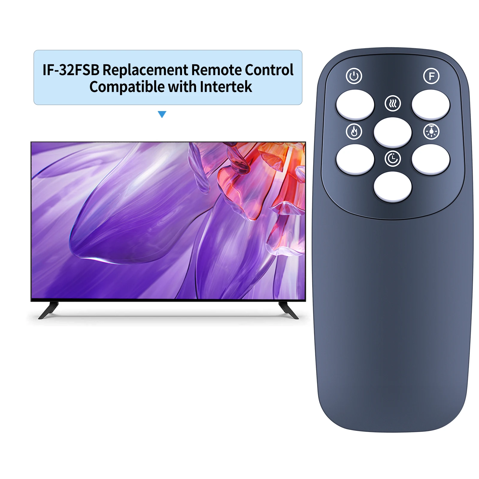 新しいリモコン Intertek IF-32FSB 電気暖炉ヒーター用