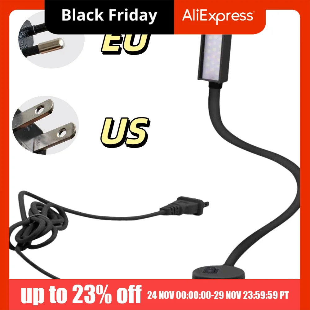 

High Brightness Led Sewing Machine Light Magnetic Base Flexible Gooseneck Magnetic Base Light Work Lights Energy Saved