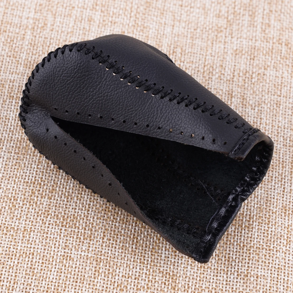 Car Black PU Hand-stitched Gear Shift Knob Cover Trim Stick Fit for Honda CRV CR-V 2007 2008 2009 2010 2011 Accessories