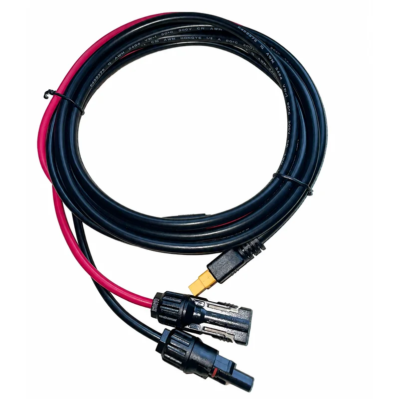 1PCS MC4 Male to XT60 Female Plug Solar Panel Charging Cable 3meters 14AWG Adapter Charger Wire for Portable Power Station