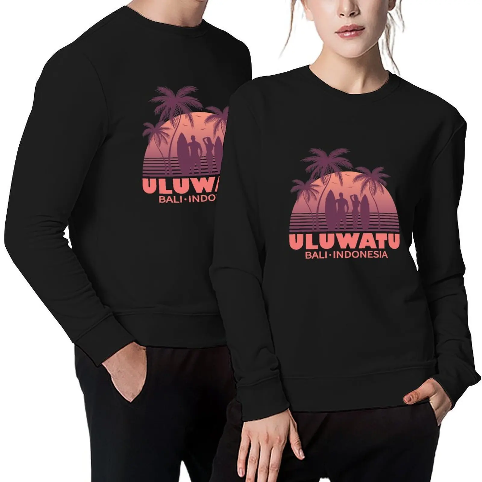

Uluwatu Bali Indonesia Summer Surfing Design Pullover men clothing men's sweat-shirt mens clothes sweatshirts for men