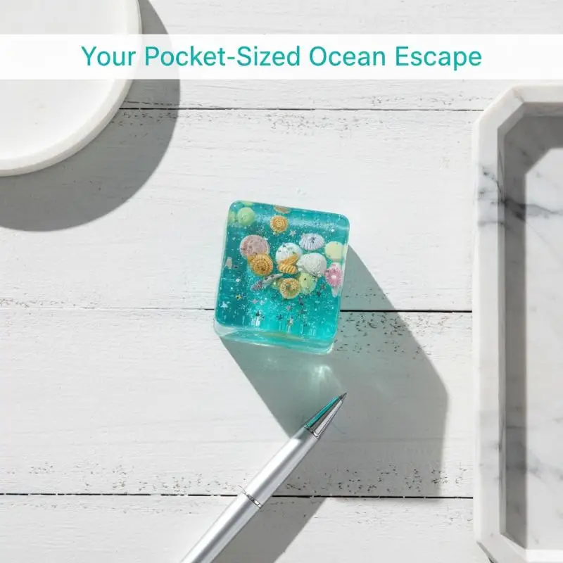 Kawaii Ocean Theme Slow Rebound Toy  Shaped Stress Relief Squeeze Toy Creative Kids And Adults Squeeze Relax Gifts