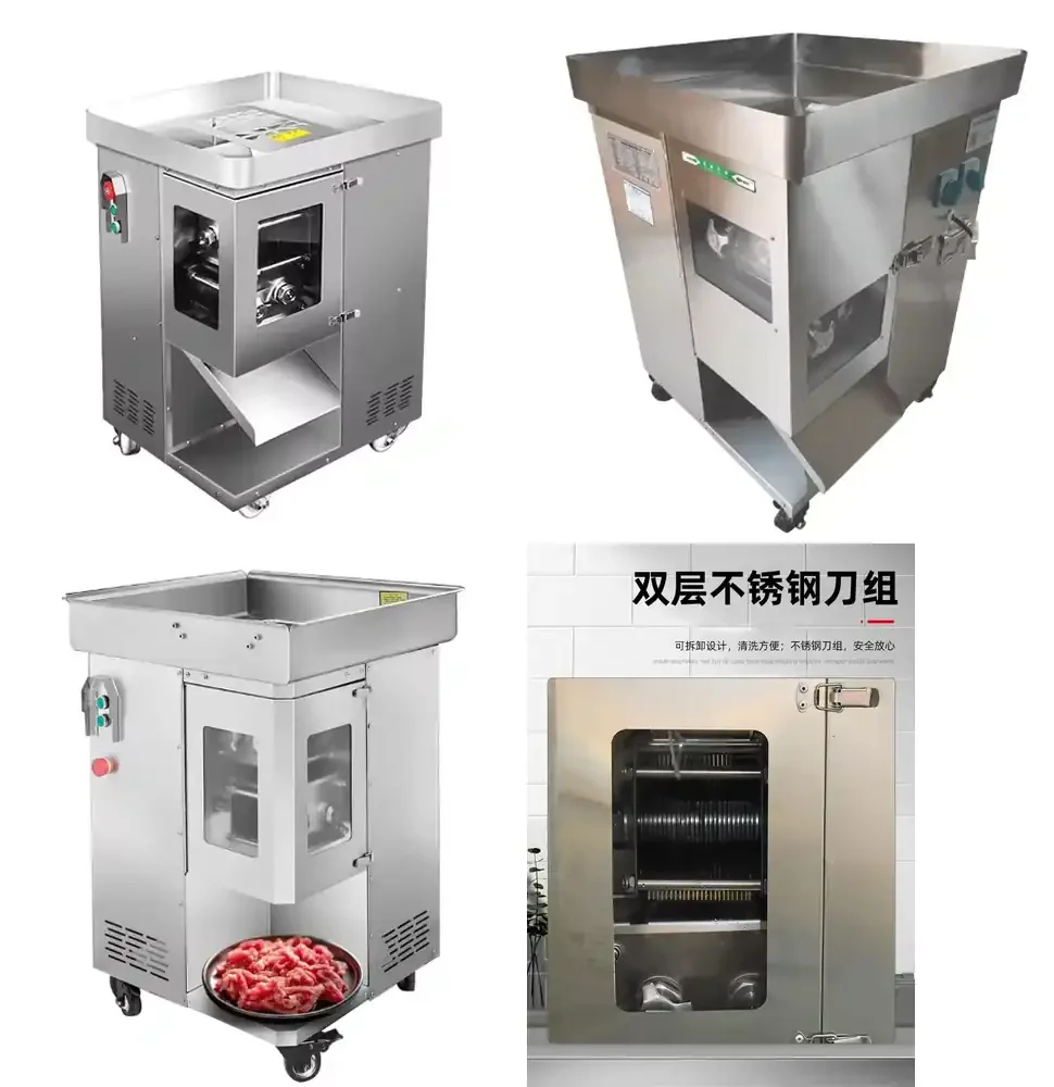 

Industrial Electric Independent Switch Control Multi-function Double Knife Group Processing Meat Slicer
