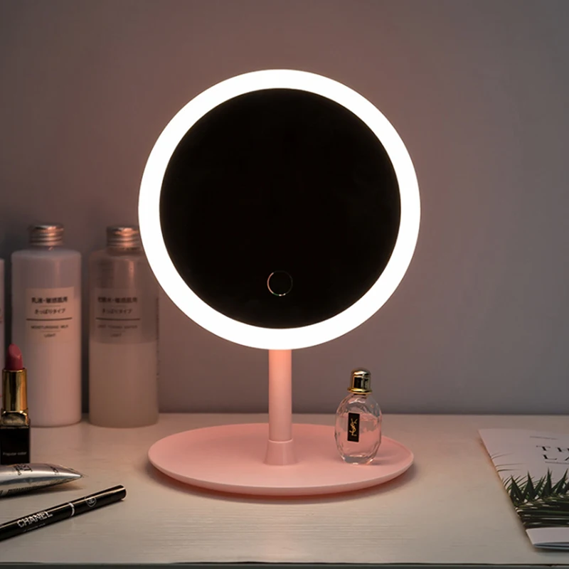 

GU34 Portable LED Makeup Mirror Light Magnifying Lighted Folding Cosmetic Vanity Lamp