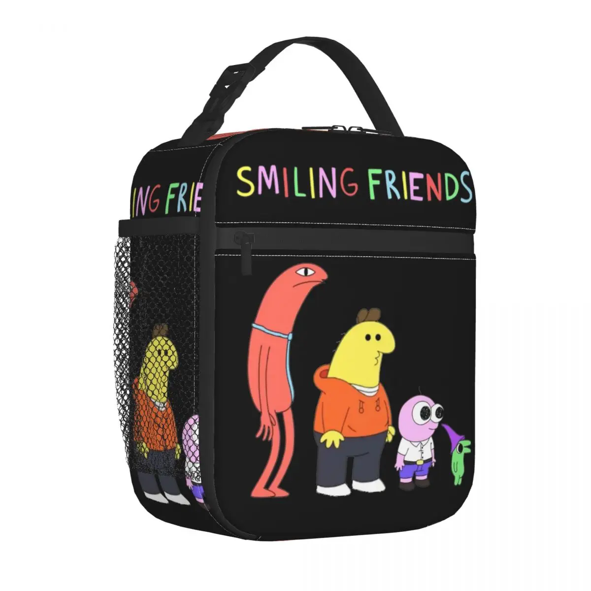 Smiling Friends All Smiling Friends Insulated Lunch Bags Thermal Bag Meal Container Leakproof Tote Lunch Box Food Storage Bags