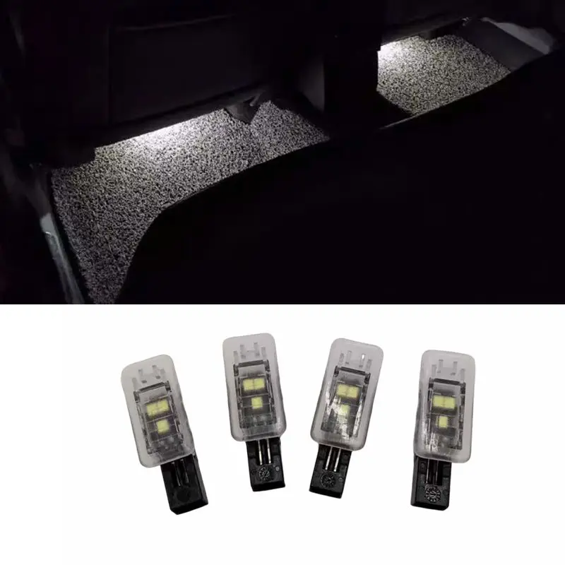 4pcs High brigh Led Foot Lights Pathway Footwell Lamp for VW ID3 ID4 Jetta MK7 T-ROC 2G0 947 409