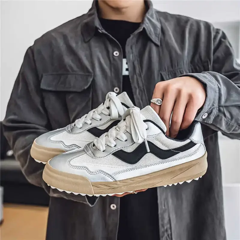 

High Platform Playform Comfortable Men's Sneakers Basketball Luxury Men's Shoes Orange Tennis Sport Lowest Price Shose