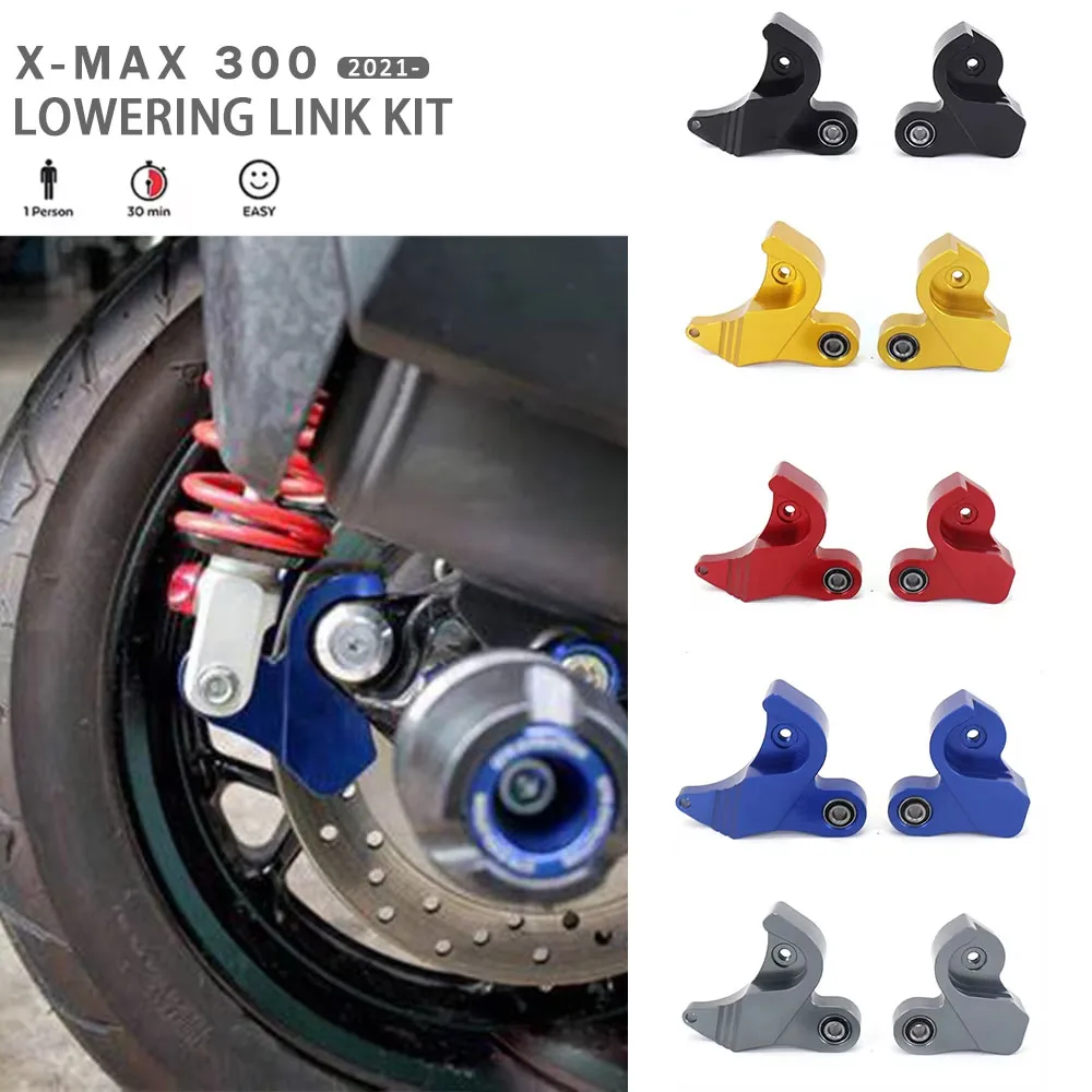 

2021 2022 For Yamaha XMAX 300 New Lowering Link Kit Motorcycle Rear Load Suspension Shock Absorber For xmax For XMAX 300
