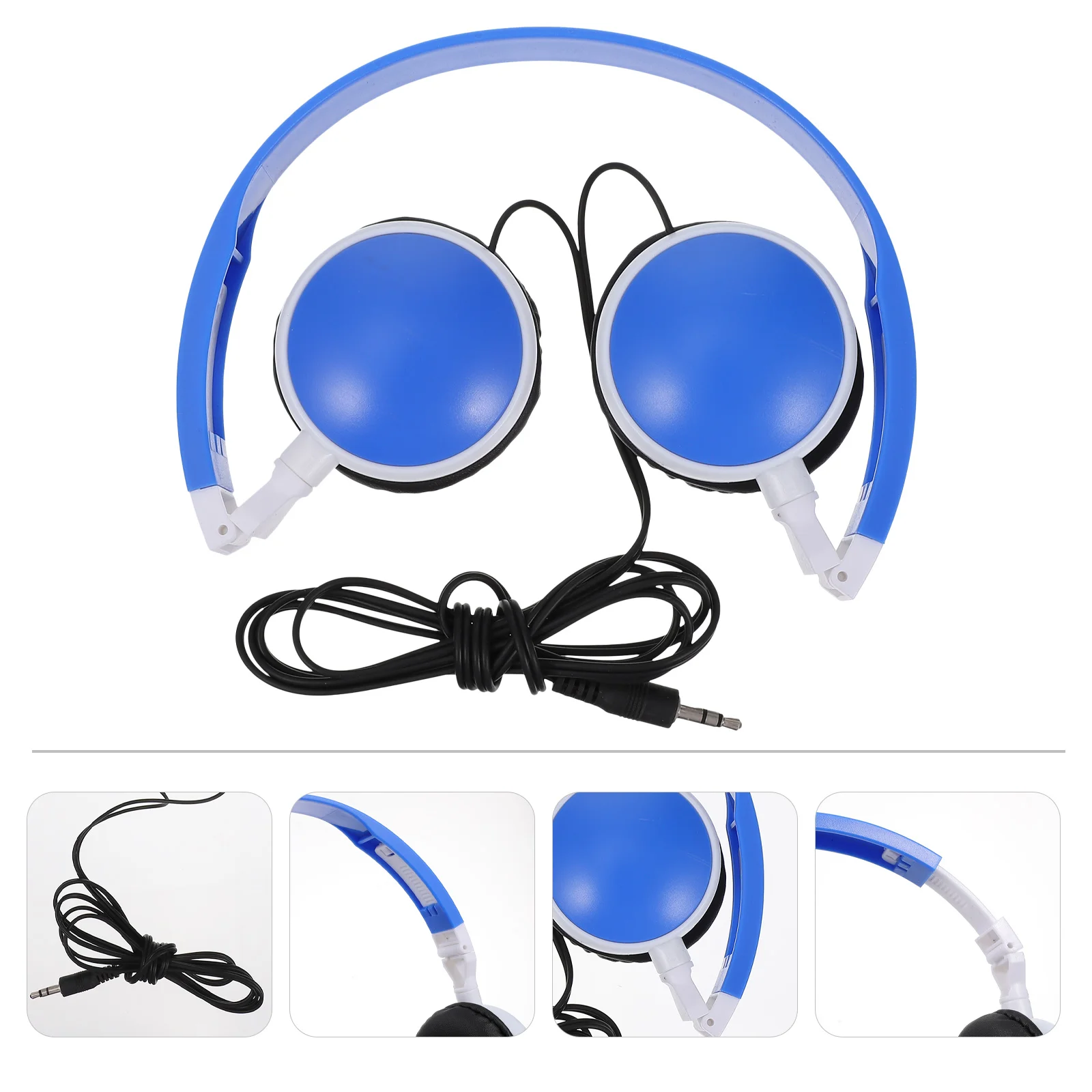 Headphone Children's Headphones Kid Wired Music Headset On-Ear for Universal Kids Student