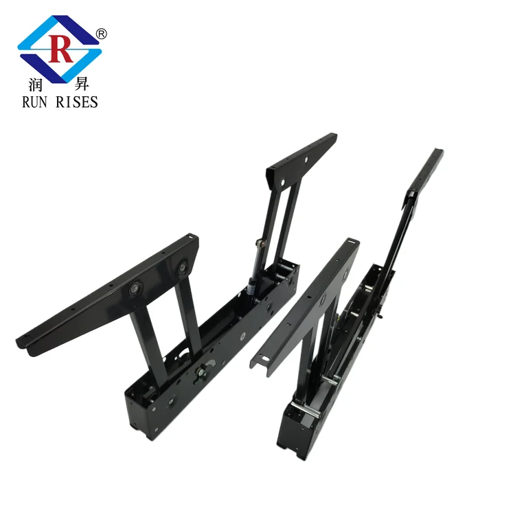B12-1H Metal Furniture Hardware Space-Saving Folding Lift-up Top Table Mechanism Transforms Coffee Table To Dining Outdoor UseAT