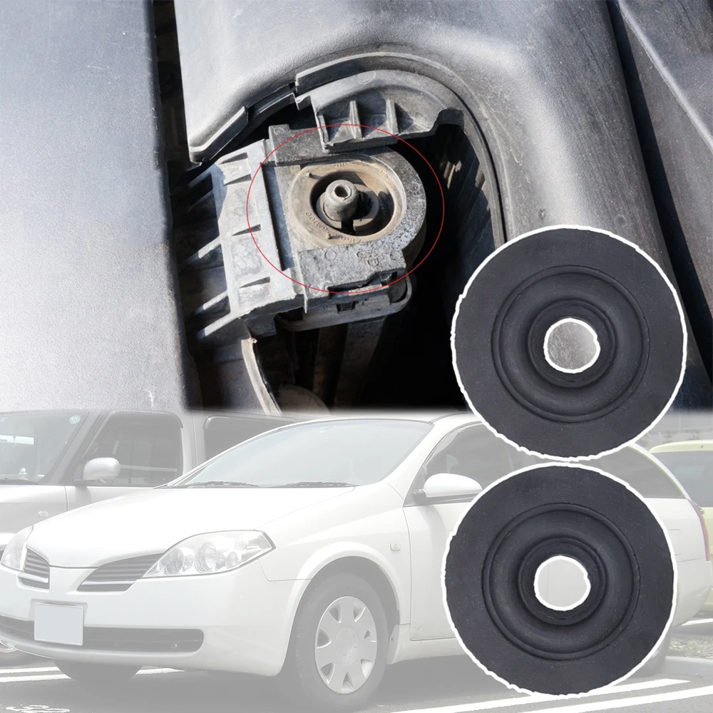 Para nissan primera p12 2002 2003 2004 2005 2006 2007 2008 montagem do carro radiador bucha de borracha superior inferior suporte kit 21542-ca000