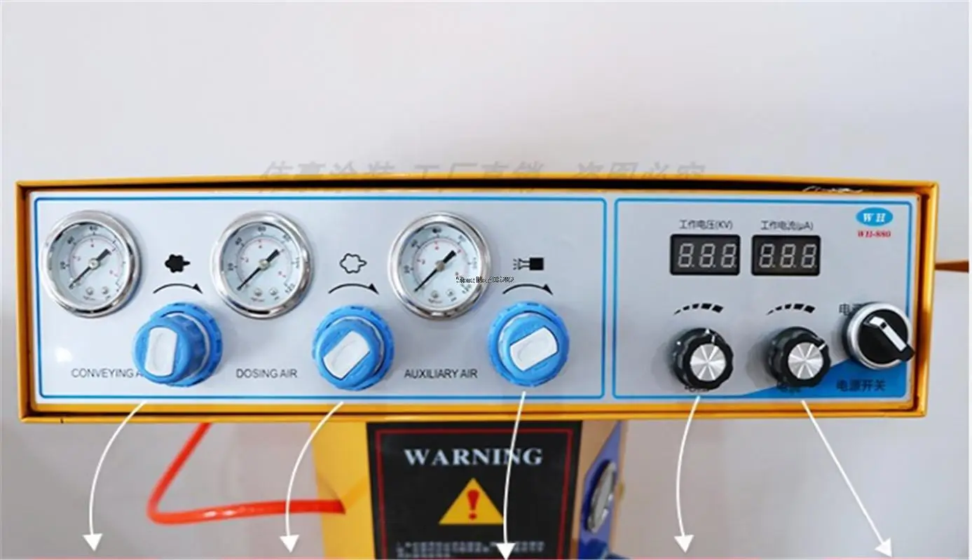 Spraying equipment Portable Powder Paint Experiment System Electrostatic Coating Machine Powder Coating Gun Manual/Automatic