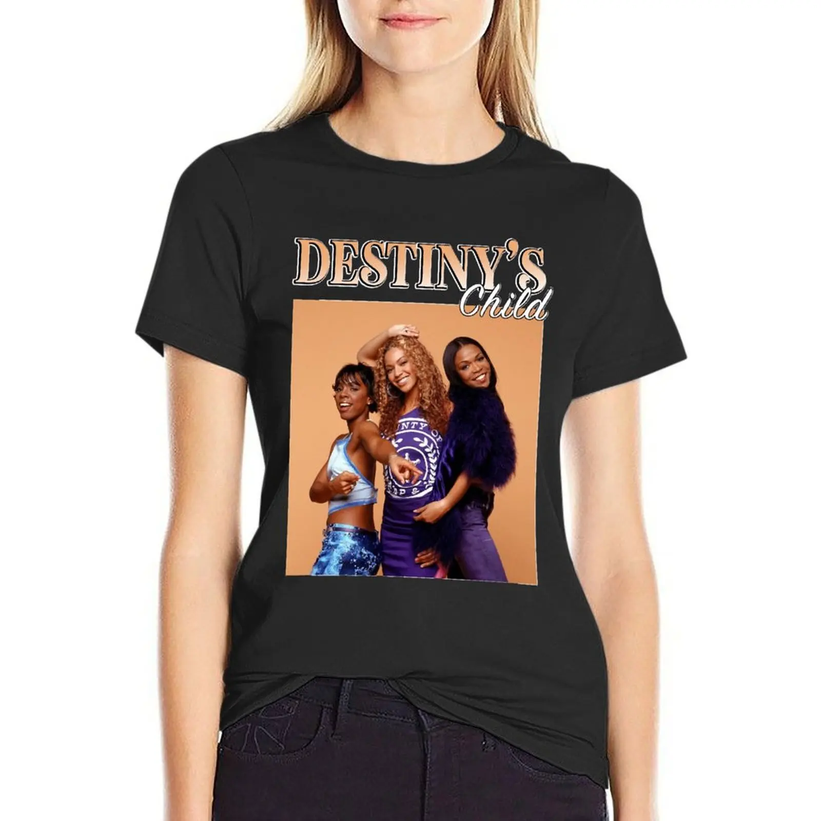 Destinys Child Music T-Shirt blacks plus size tops Top Women