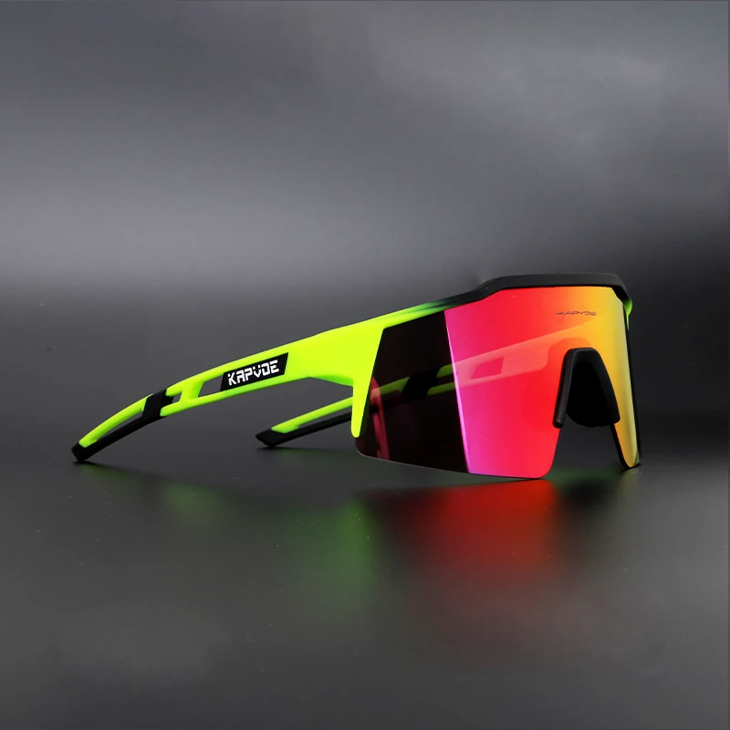 Kapvoe Radfahren Sonnenbrille UV400 Radfahren Gläser Polarisierte Integrierte Myopie Rahmen Mann Fahrrad Brillen Outdoor MTB Fahrrad Brille 8