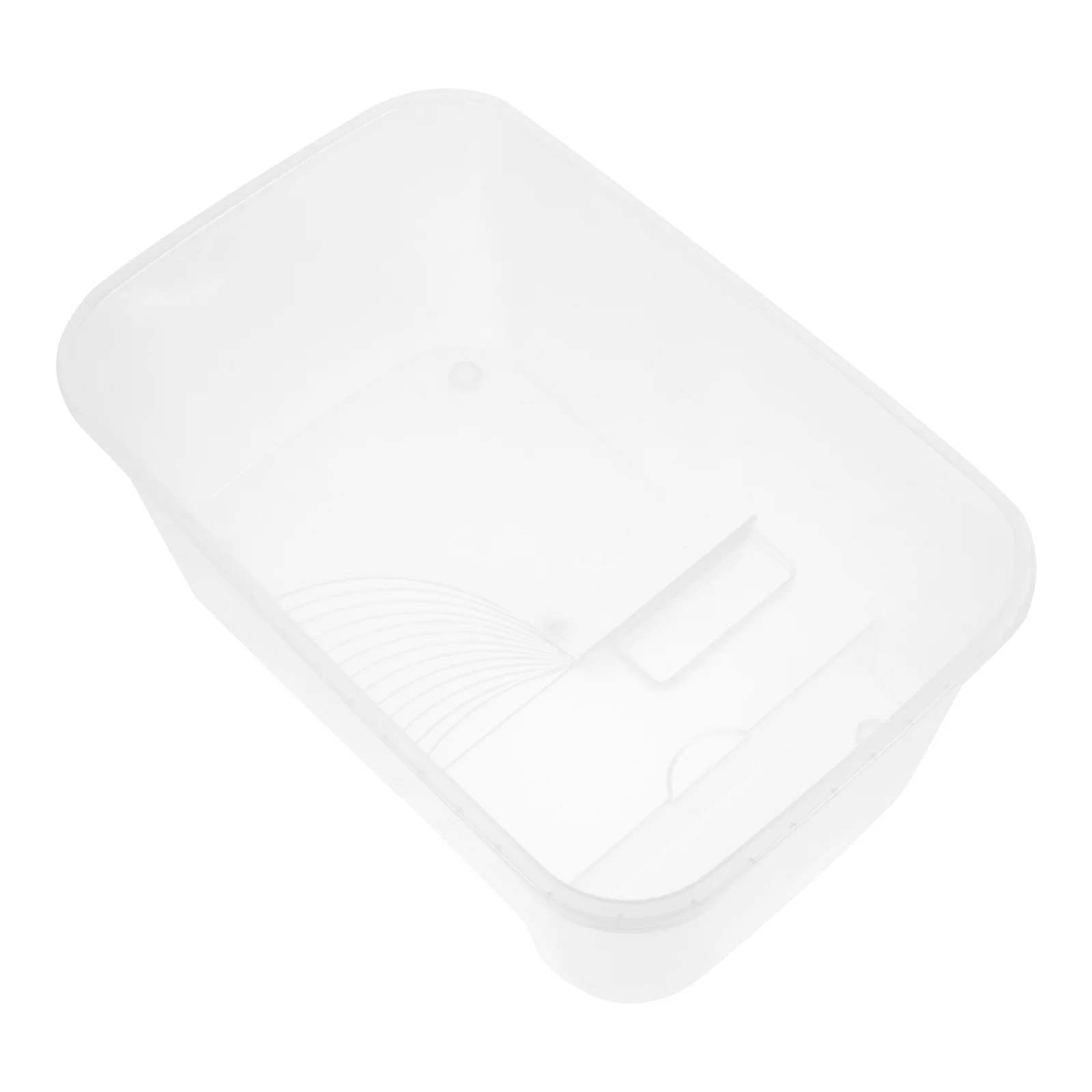 

Plastic Turtle Tank Large Capacity Reptile Feeding Box Easy Clean Proof Habitat for Small Pets Spider Geckos Horned