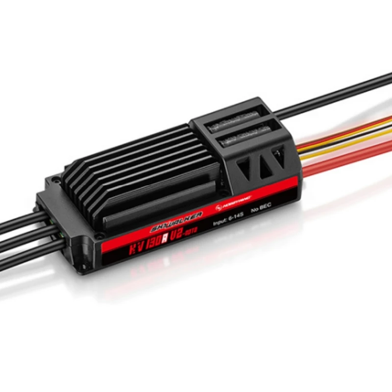 

Hobbywing SkyWalker 130A/160A V2 OPTO HV 120A-V2 UBEC бесщеточный электронный регулятор скорости с радиатором для радиоуправляемого самолета-дрона
