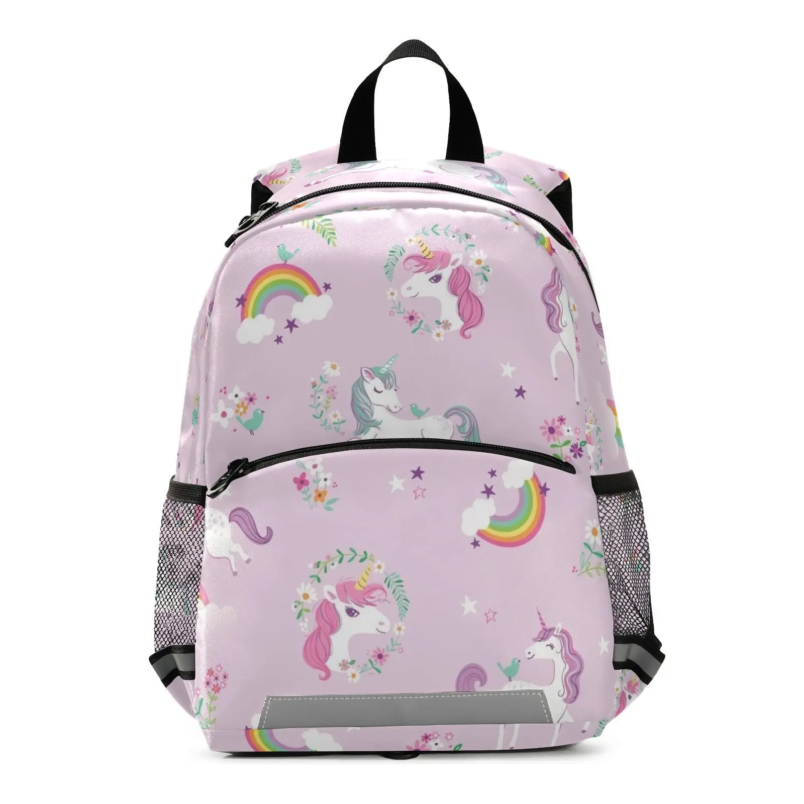 New Children's schoolbag Boy's Girls Pink unicorn Backpack lightweight primary school Backpack suitable For Children aged 3-8