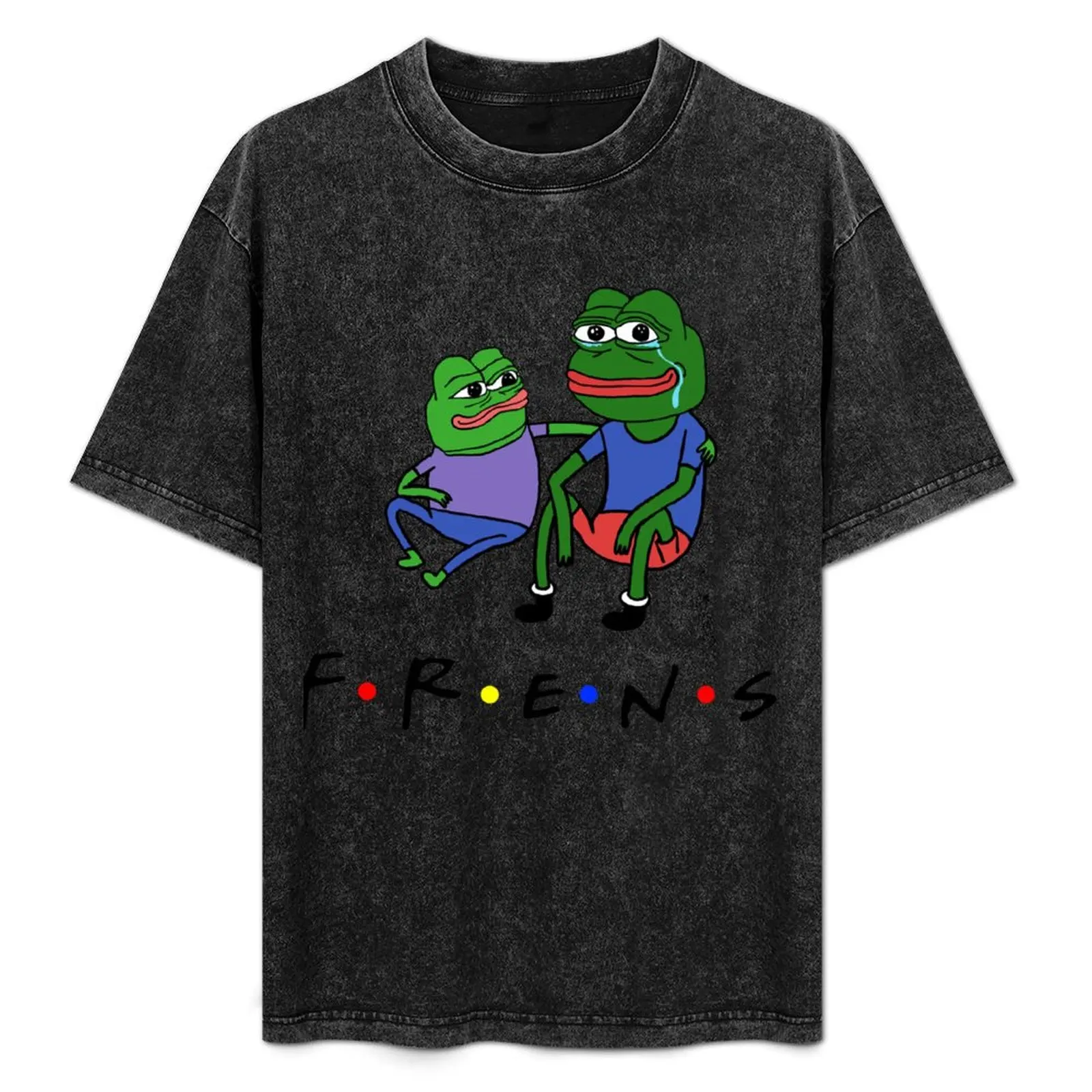

Love Funny Man Pepe Frens Gifts For Everyone T-Shirt Casual Lightweight Short Sleeve Top