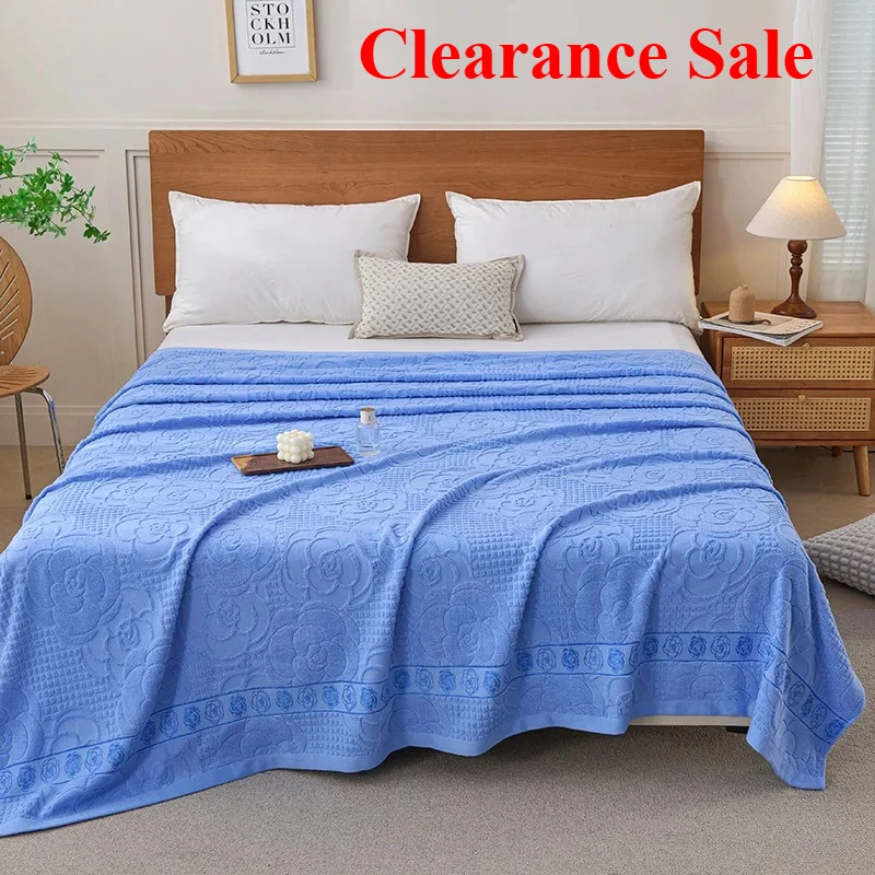 

2025 new cotton classic towel blanket vintage towel quilt pure cotton adult summer air conditioner blanket
