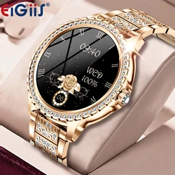 EIGIIS 2024 New Smart Watch Women I58 1.32-inch HD Screen Fashion Sports Watches Bluetooth Call Health Monitor IP67 Waterproof