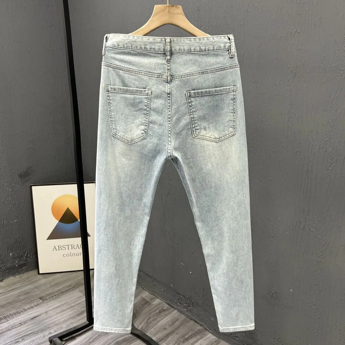 Spring/Autumn Men's Denim Jeans Slim Fit Casual Pants Casual Wear Streetwear Mens Designer Clothes  Skinny Luxury Jeans Pants