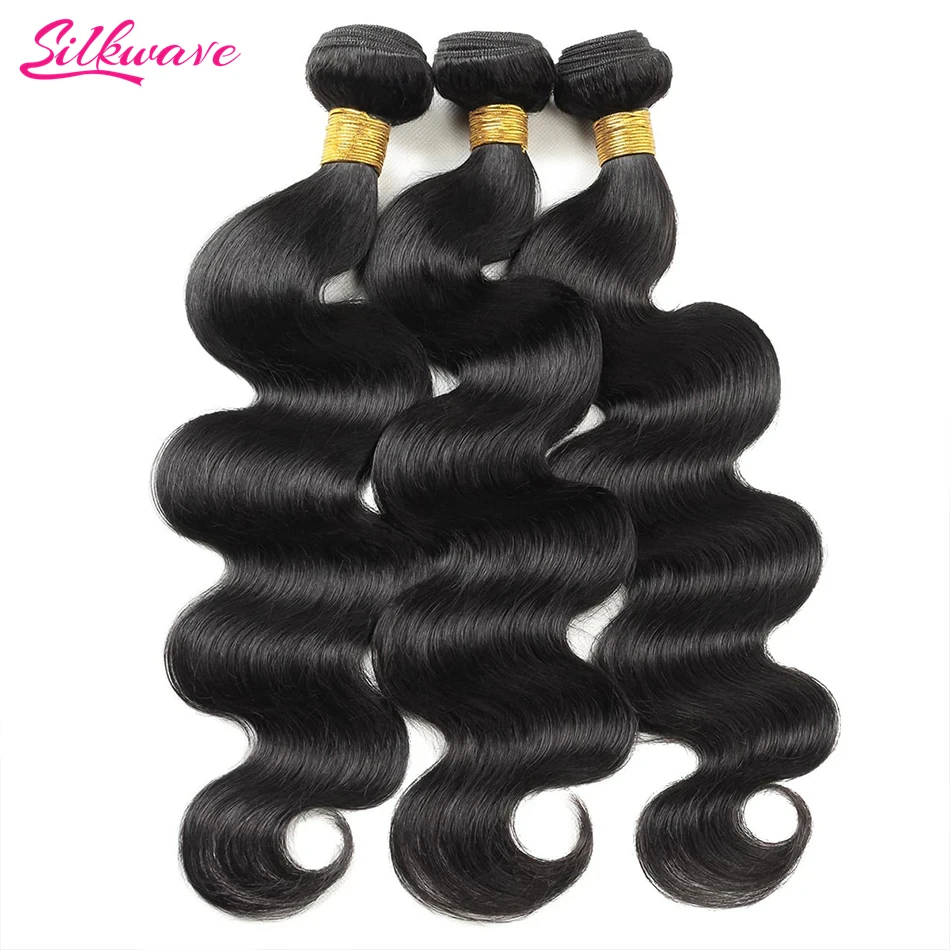 

Body Wave Human Hair Bundles 30 40 Inch 100% Unprocessed Brazilian Virgin Hair Weave 1 3 4 Bundles Deal Extension Natural Black