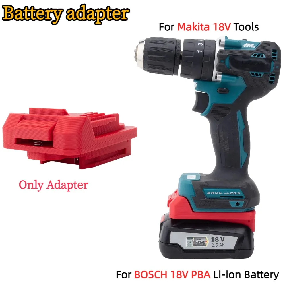 

Battery Adapter/Converter for BOSCH 18V PBA Li-ion Battery To Makita 18V Power Tools Accessory(Only Adapter)