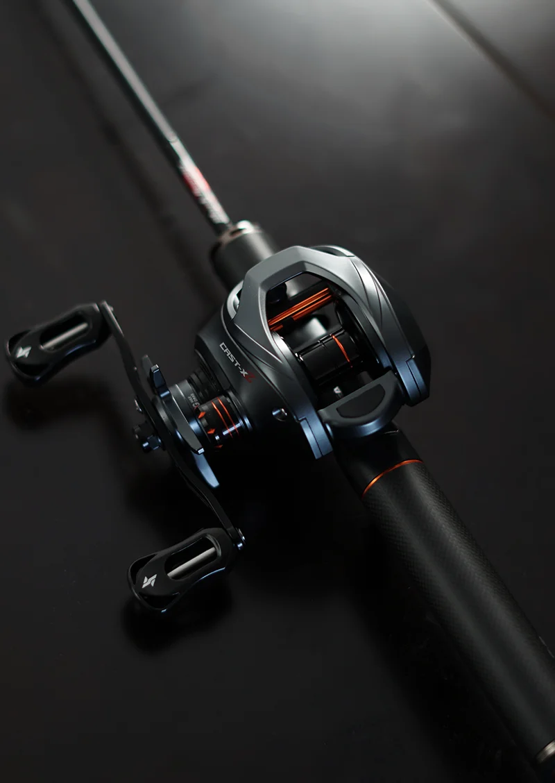 SEASIR Cast-X2 Baitcastingrolle 7,3:1 Hochgeschwindigkeits-Übersetzungsverhältnis Drag 8,5 kg Aluminium-Carbon-Griff Metallgriff BFS Micro Angelrollen – Detail 17