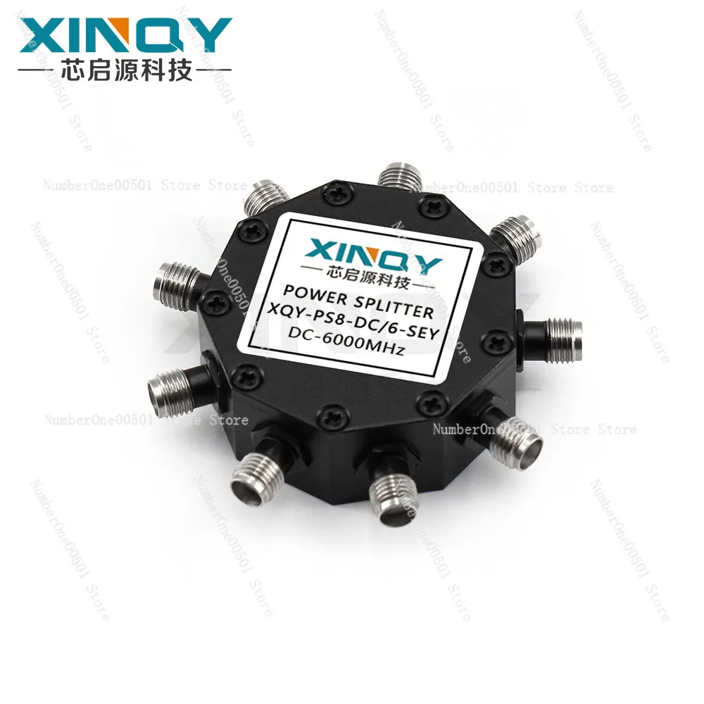 

XINQY low frequency bandwidth power divider DC-6G SMA one point eight, RF power adapter 0-6000M