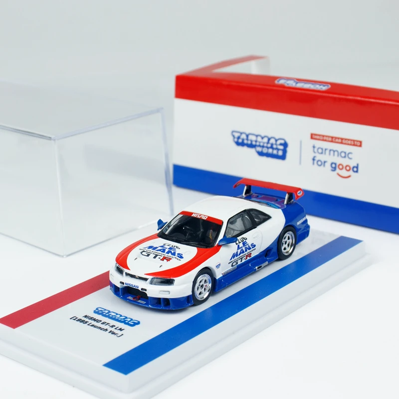 

Tarmac Works 1:64 GTR LM Test Diecast Car Model Collection Miniature Toy