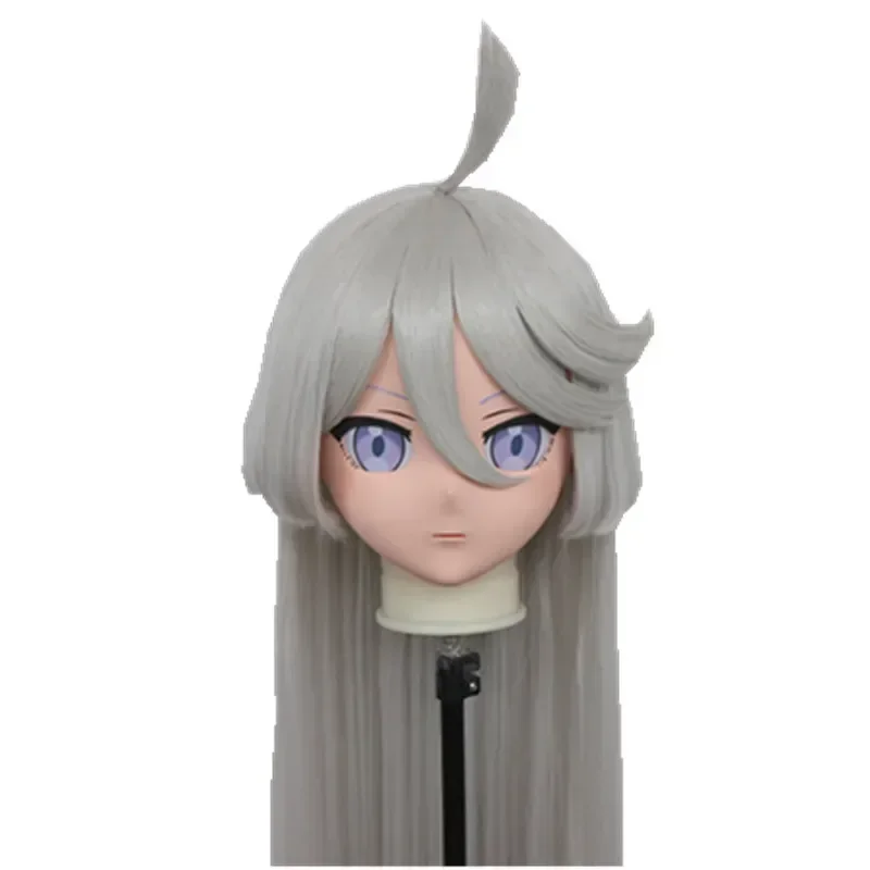 

(B33) Маска на всю голову ручной работы на заказ с корпусом для трансвеститов, силиконовая маска аниме Miorine Rembran Kigurumi, косплей