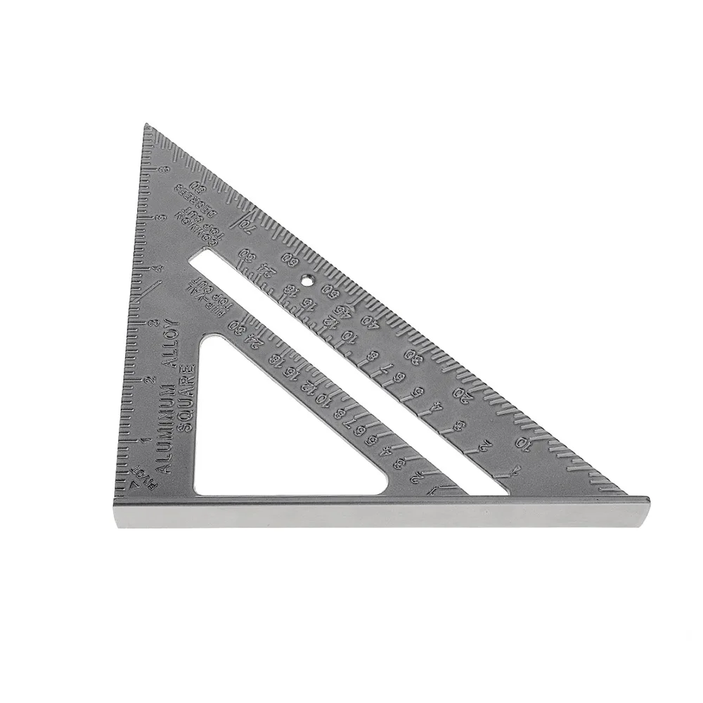 Thickening Angle Rule Aluminum Alloy Carpenter Measurement Square Ruler Layout Tool Measurement Tool Triangle Rule 90 Degree