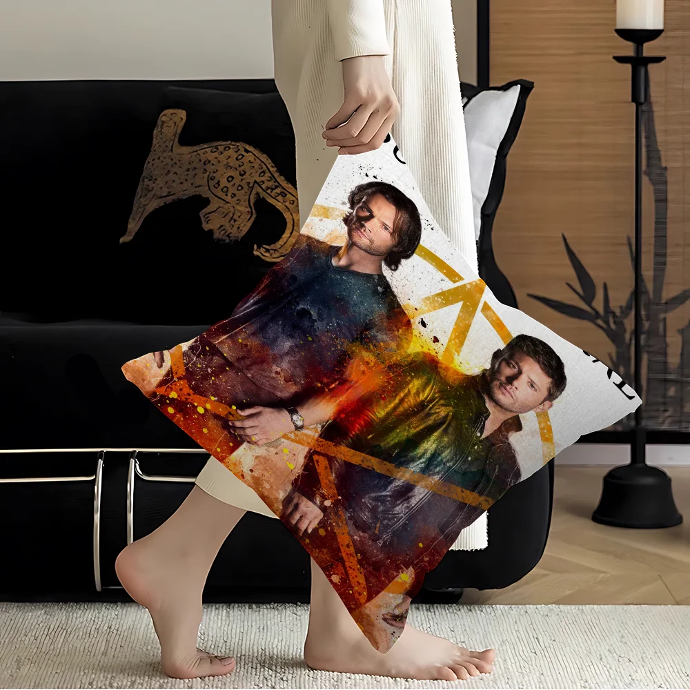 تلفزيون S-سلسلة خارقة للطبيعة وسادة هدية ديكور مكتب المنزل غرفة نوم أريكة غطاء وسادة السيارة 45x45