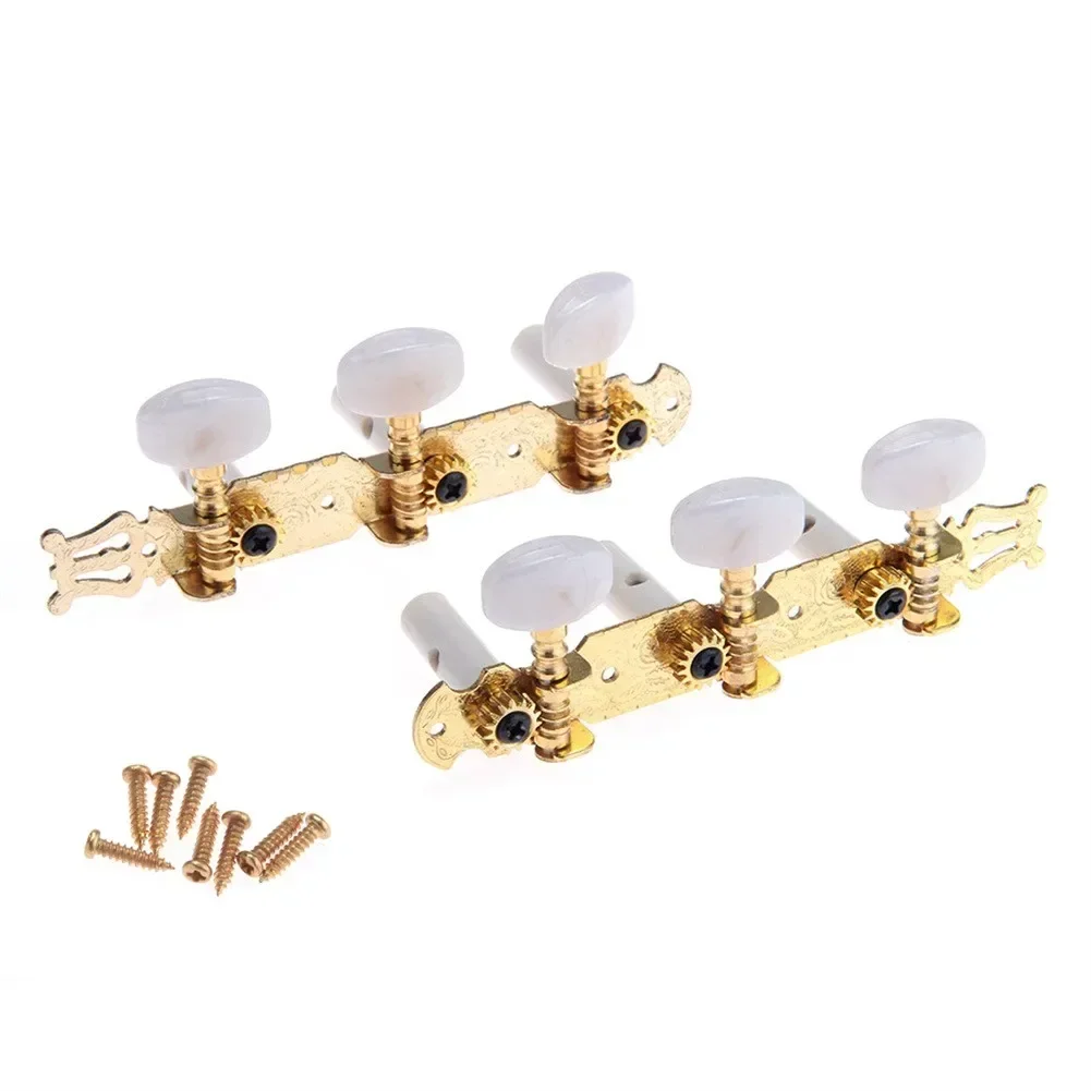 POTEAX One Pair Guitar Tuning Pegs Machine Tuners White Machine Head For Classic Guitar Guitar Part Accessories