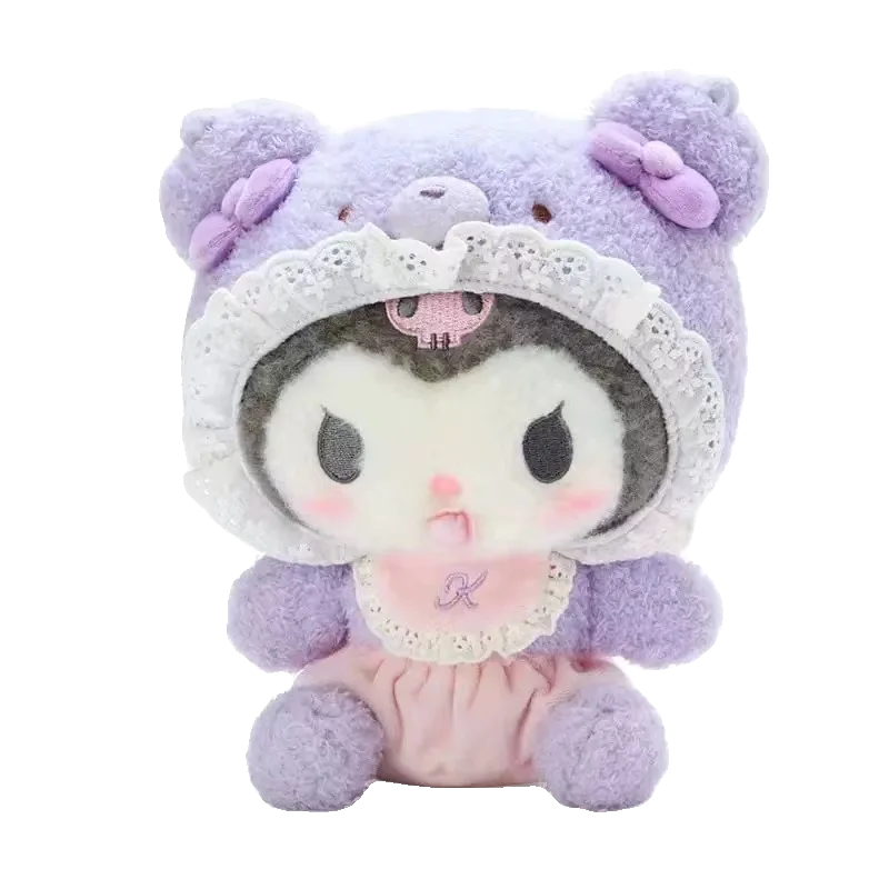 Cinnamoroll-muñeco de peluche de Hello Kitty para niñas, regalo de cumpleaños para niños, bolsa colgante, llavero Kuromi, llavero My Melody, 20cm