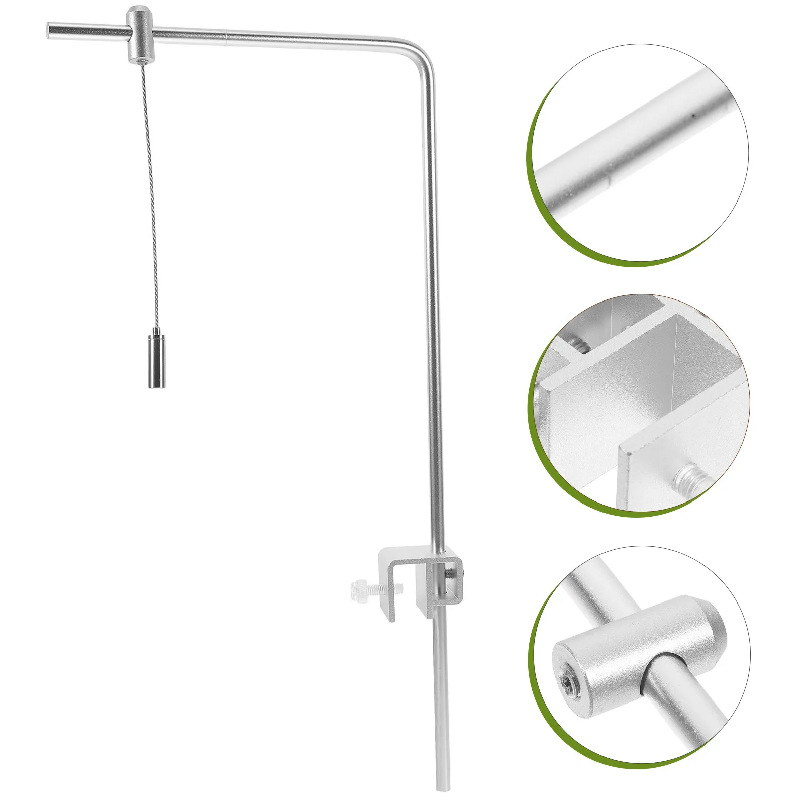 

2Pcs Aquarium Light Mount Adjustable Aluminum Alloy Stand for Freshwater Saltwater Tank High Brightness Light Holder